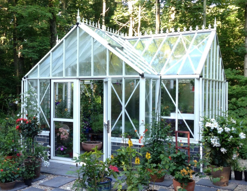 Antique Orangerie greenhouse